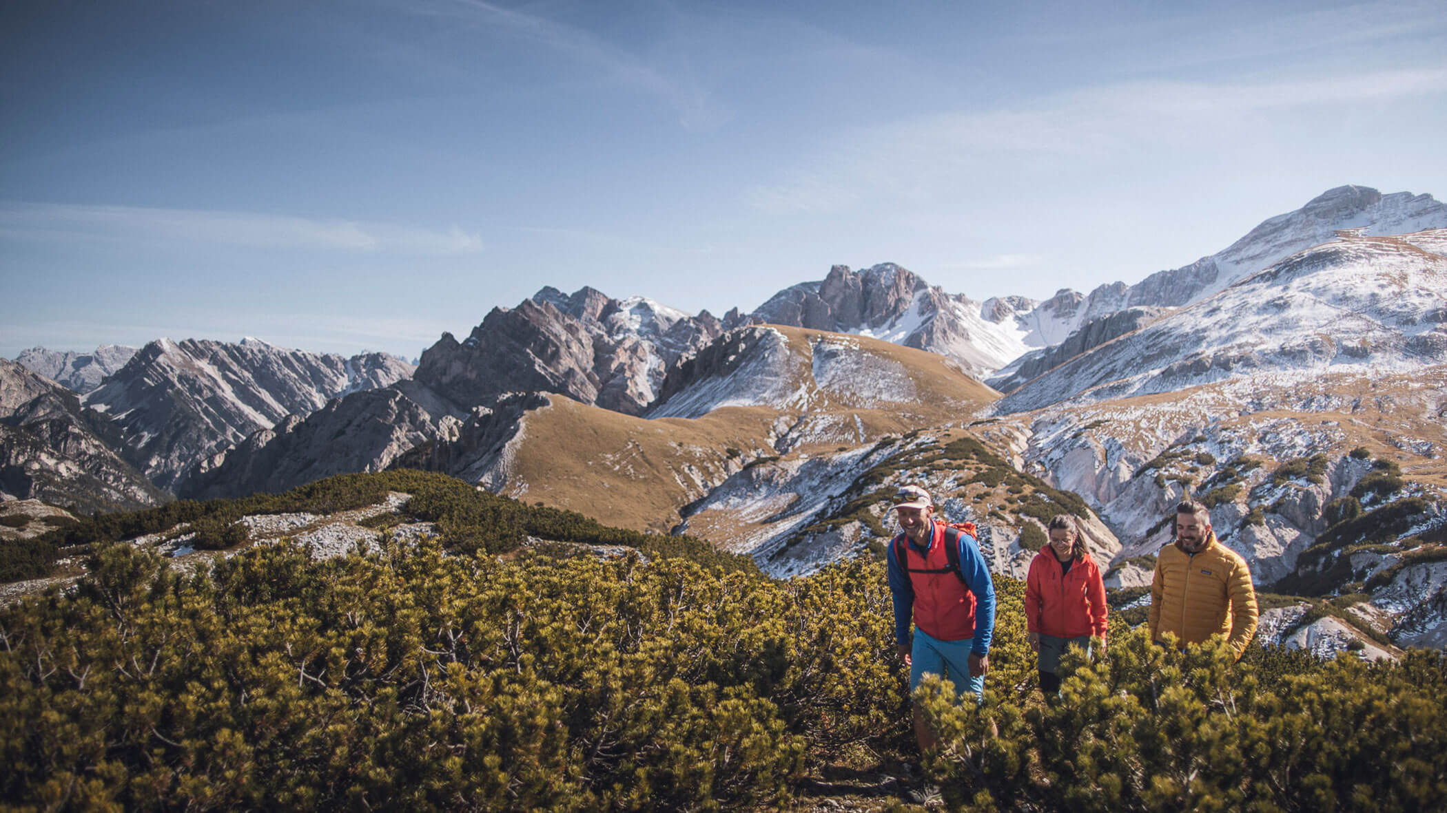 Hiking in the mountains